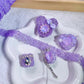 Heavy sugar stick bead with glue back