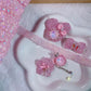 Heavy sugar stick bead with glue back